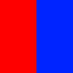 آبی - قرمز